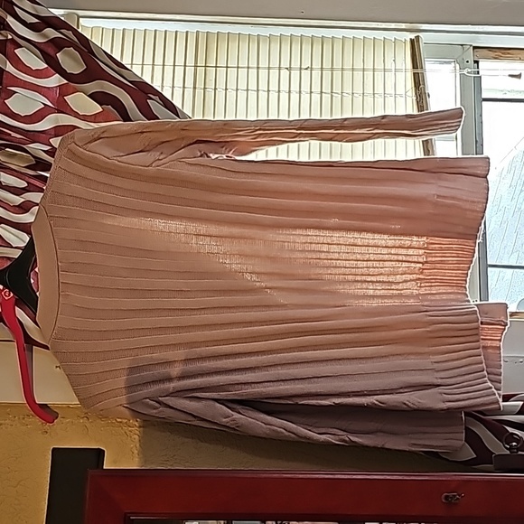 UEU powder pink cable knit cardigan - Picture 9 of 9